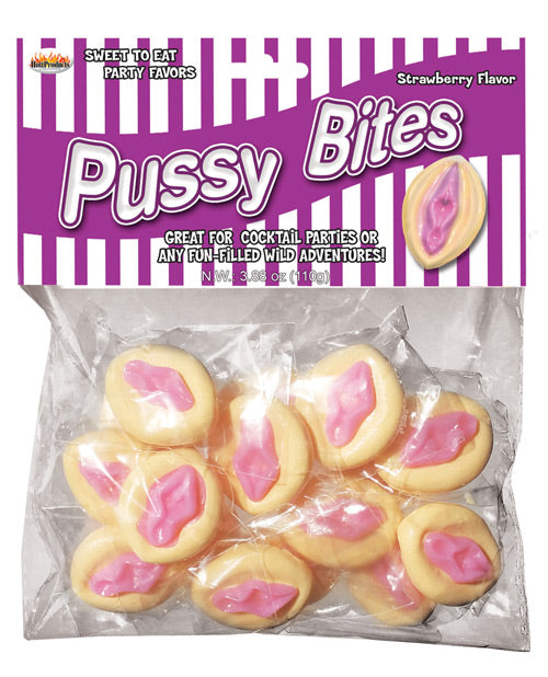 Pussy Bites - Strawberry Naughty Party Treats - featured product image.