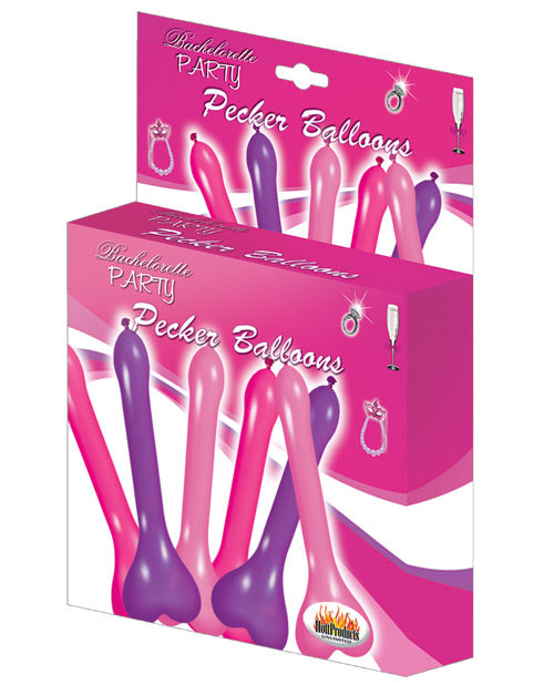 Pecker Party Balloons - Box of 6 🎈 - featured product image.