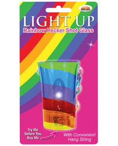 Rainbow 'Light Up' Pecker Shot Glass 🌈✨
