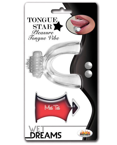 Wet Dreams Tongue Star Vibe: Ultra-Comfort Fit + Powerful Vibrations + Liquor Lube Bonus - featured product image.