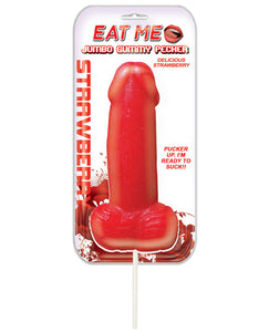 Strawberry Jumbo Gummy Cock Pop - 10oz