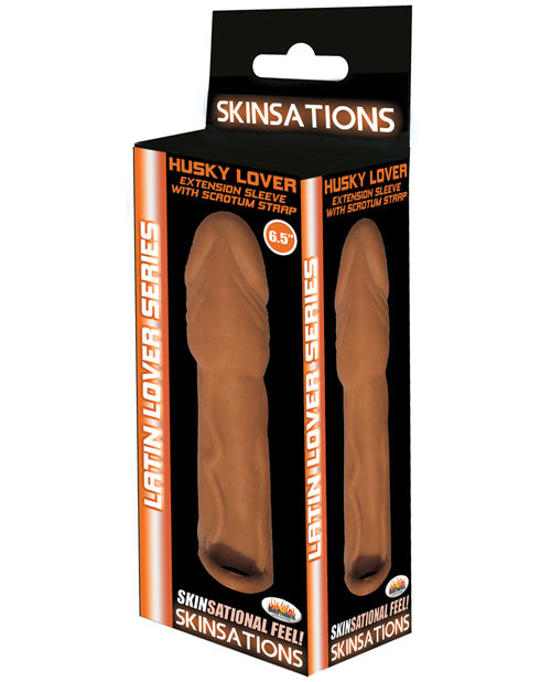 Latin Lover 6.5" Realistic Extension Sleeve: Enhance Your Intimate Encounters - featured product image.