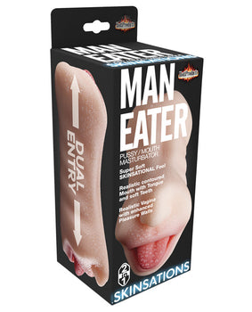 Skinsations Man Eater Masturbador de doble extremo - Featured Product Image