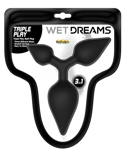 Wet Dreams 三重肛門塞套裝 - 終極快樂套件 🖤 - featured product image.