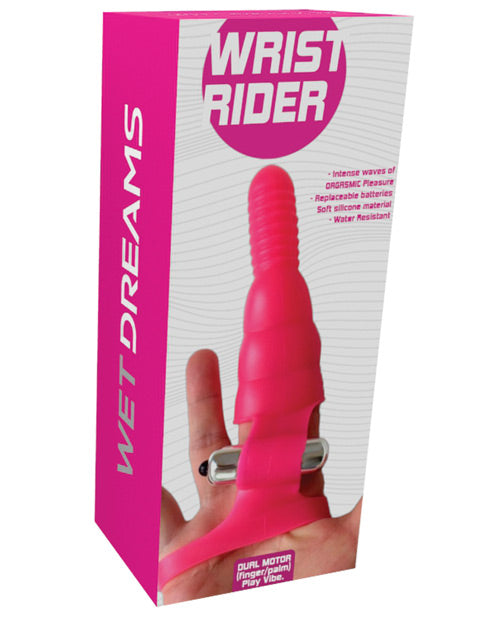 Wet Dreams Wrist Rider: Dual Motor Finger Sleeve Product Image.