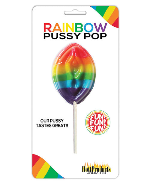 Rainbow Pussy Pops: ¡Diversión afrutada en cada lamida! - featured product image.