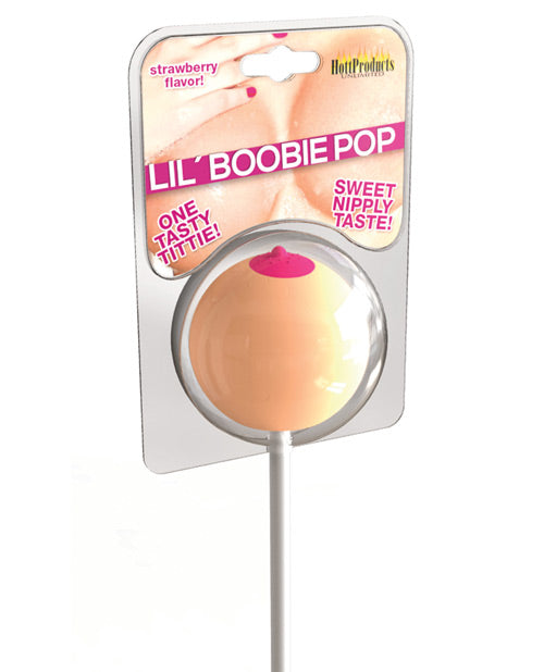 Vea LiL' Boobie Pops: ¡Divertido caramelo de fresa! - featured product image.