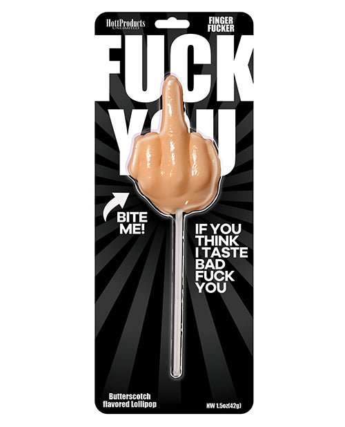 Bold Butterscotch "Finger" Lollipop - featured product image.