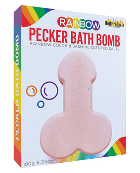 Erotic Rainbow Pecker Bath Bomb - Rainbow Bliss Bombshell - Featured Product Image