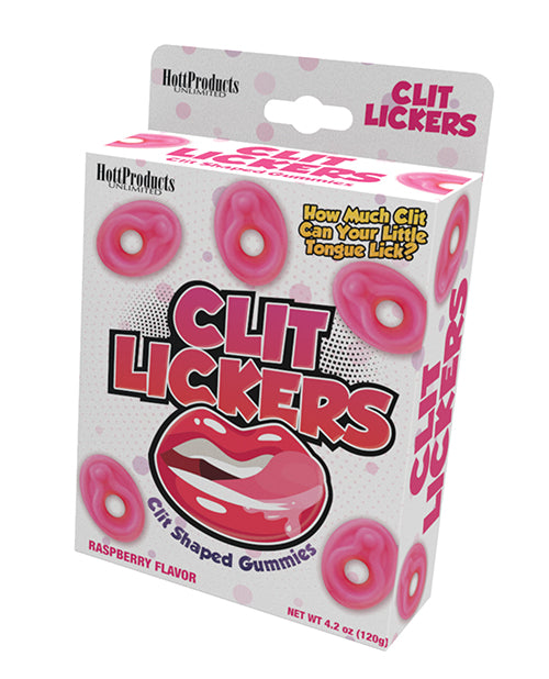 Raspberry Clit Lickers: Naughty Strawberry Gummies - featured product image.