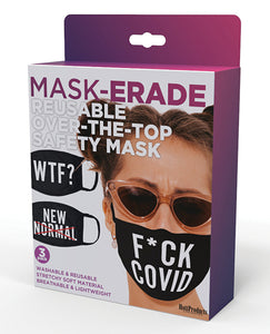 Hott Products Mask-erade Masks - Bold Expressive Designs Pack of 3