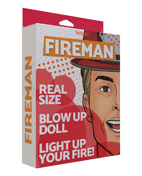 Inflatable Fireman Party Doll - Ignite Your Desires - featured product image.