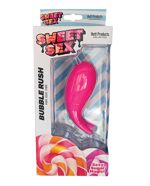 Mesmerising Magenta Sweet Sex Bubble Rush Mini Egg Vibe - featured product image.