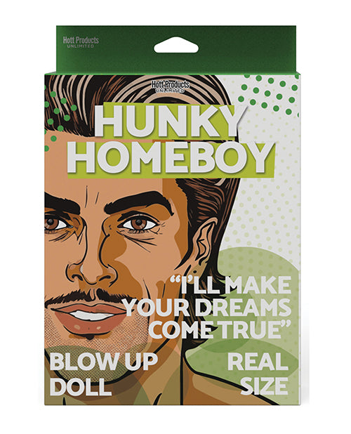 Muñeca inflable Hunky Homeboy: tu compañero varonil Product Image.