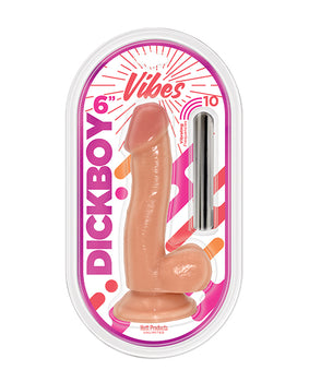 Dick Boy Vanilla Lovers - Bala vibratoria recargable de 6" - Featured Product Image