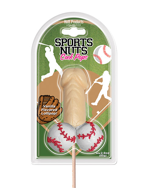 Vanilla Baseball Cock Pop Lollipops