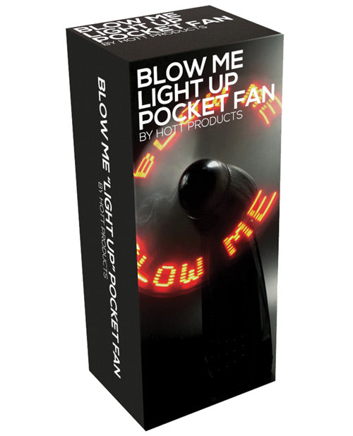 Light Up BLOW ME Fan: A Whimsical Companion for Sun-Kissed Days Product Image.