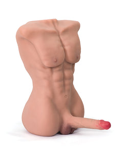 Muñeca sexual masculina realista Atlas con consolador flexible: abraza tus deseos