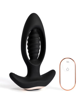 Habiki Hollowed Vibrating Anal Plug: 9 Modes, Wireless Control, Silicone Build - Featured Product Image