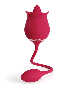 Fiona Clit Licking Rose &amp; Vibrating Egg: Placer de doble estimulación 🌹 - Featured Product Image