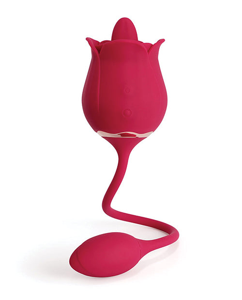 Fiona Clit Licking Rose & Vibrating Egg: Dual Stimulation Pleasure 🌹 - featured product image.