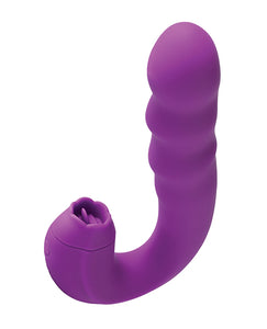 Lilian 3-in-1 Rotating G-Spot Vibrator - Purple Passion