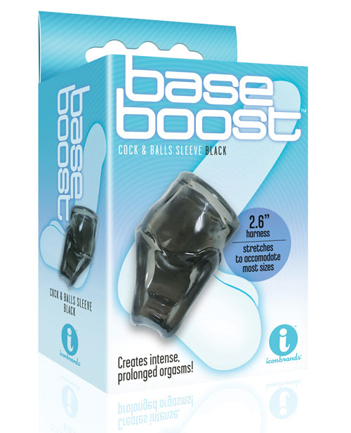 9's Base Boost Cock & Balls Sleeve: Ultimate Pleasure Upgrade Product Image.