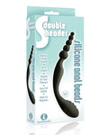 9's S Double Header Silicone Anal Beads: Double the Pleasure, Premium Quality, Warranty Included