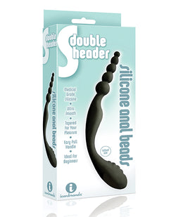 9's S Double Header Silicone Anal Beads - A Sensual Journey Awaits