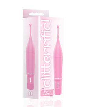 9's Clitterific! Pearl Point Clitoral Stimulator - Pink - Featured Product Image