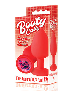 9 的 Booty Talk Fuck Yeah 插頭 - 紅色 🍑 - Featured Product Image
