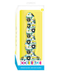 Icon Brands Collage Diamonds & Hearts Curvy Silicone Dildo