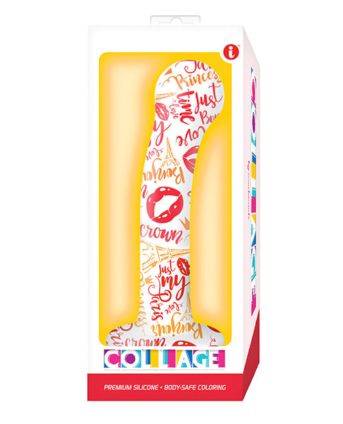 Icon Brands Collage I Remember Paris G Spot Silicone Dildo Product Image.