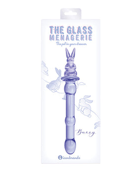 Consolador de cristal Conejo Menagerie de Icon Glass - Rosa - Featured Product Image
