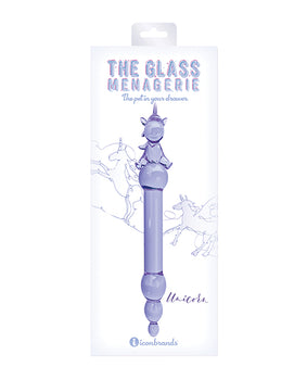 Consolador de cristal Unicornio Glass Menagerie - Púrpura - Featured Product Image