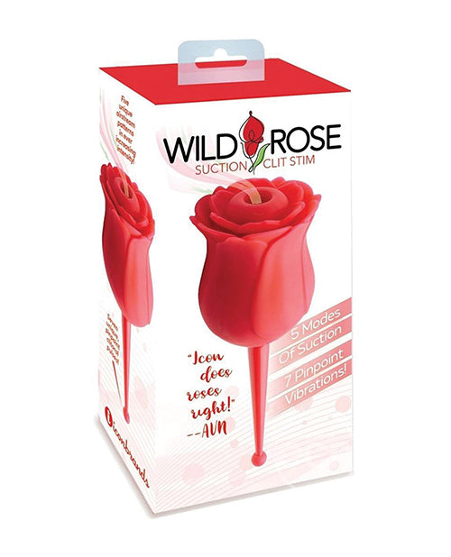 Wild Rose Le Pointe Red Suction Stimulator Product Image.
