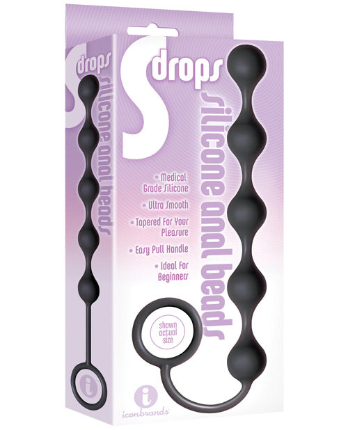Icon Brands Silicone Anal Beads: Enhanced Pleasure & Maximum Comfort - featured product image.