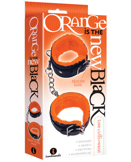 Icon Brands Orange is the New Black Luxury Wrist Cuffs Product Image.