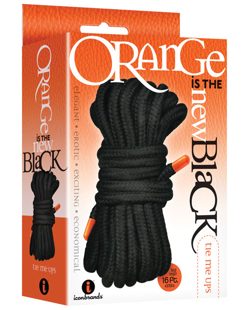 Icon Brands Orange is the New Black Tie Me Ups: Premium Bondage Rope Product Image.