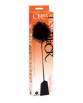 9's Orange is the New Black Dual-Ended Riding Crop & Tickler: Sensory Bliss