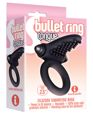 9's S FlexiFit Silicone Bullet Ring: Tongue Sensation