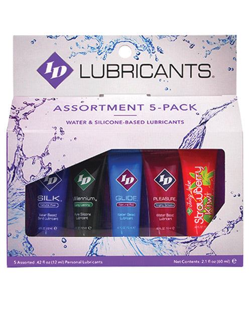 Paquete de muestra ID: 5 lubricantes premium para una intimidad sensacional Product Image.