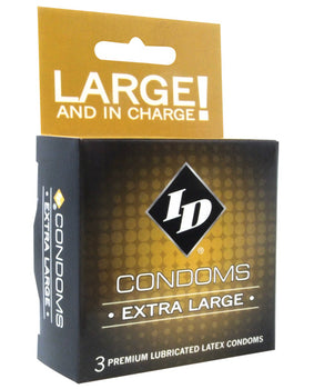 ID Preservativos extragrandes - Paquete de 3 - Featured Product Image