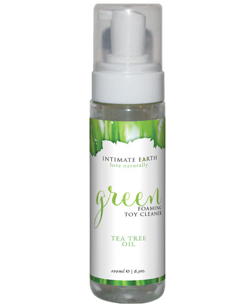 Intimate Earth Green Tea Tree Oil Foaming Toy Cleaner - featured product image.