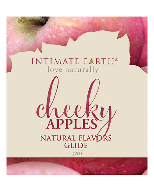 Intimate Earth Cheeky Apples Oil Foil - Seductive Apple Delight - featured product image.