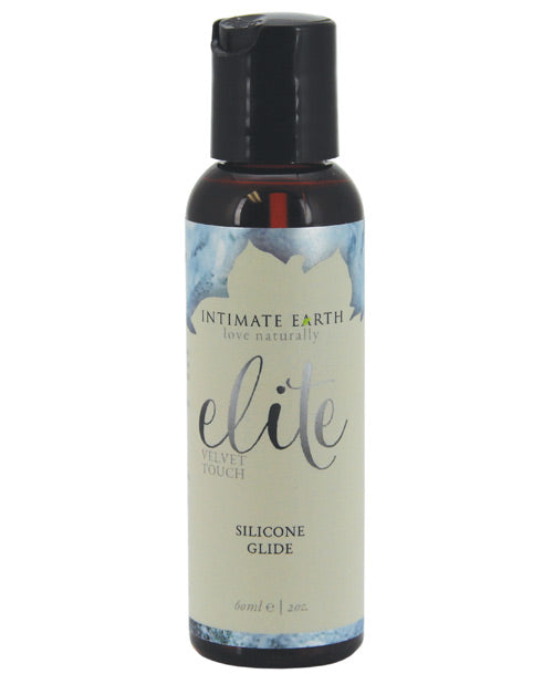 Aceite de masaje y deslizamiento de silicona Intimate Earth Elite Velvet Touch - featured product image.