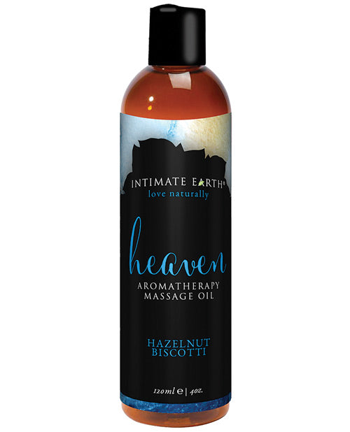 Aceite de Masaje Intimate Earth Avellana Biscotti Product Image.