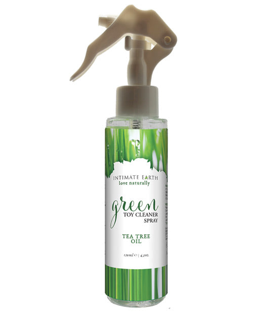 Shop for the Intimate Earth Green Tea Tree Oil Toy Cleaner Spray at My Ruby Lips