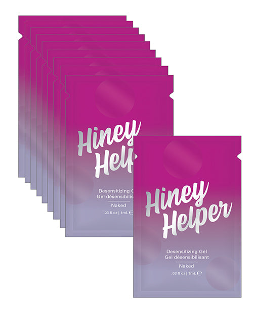 Shop for the Hiney Helper Foil: Vegan Anal Desensitizing Gel (Pack of 24) at My Ruby Lips