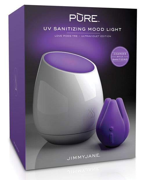 Jimmyjane Tre Pure UV Sanitizing Mood Light 🌟 - featured product image.